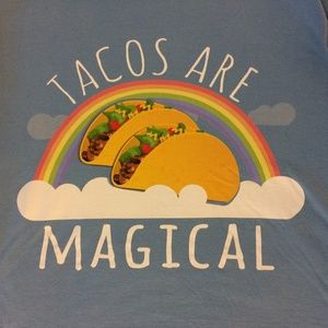 "Tacos Are Magical" t-shirt sz XL